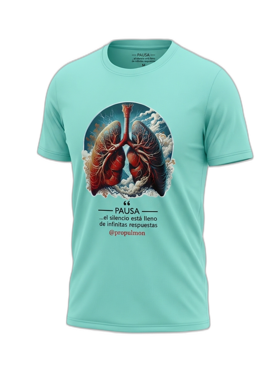 Franela Deportiva Menta «Pausa»