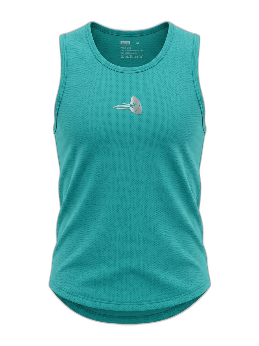 Camiseta Sin Mangas Turquesa