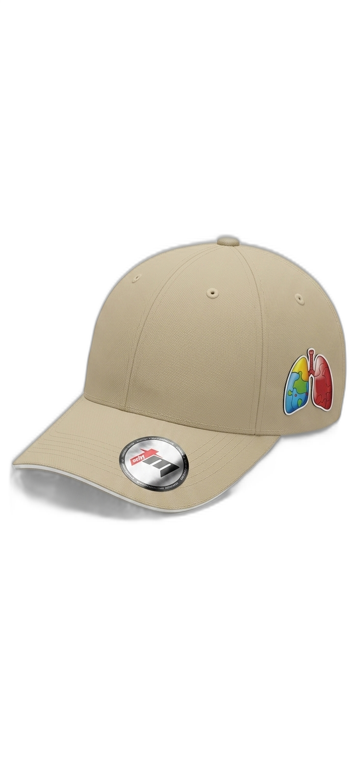 Gorra Deportiva Beige Proyecto Pulmón