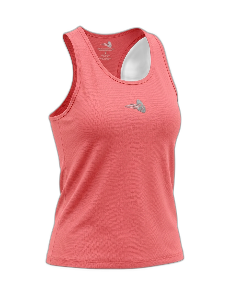 Camiseta Sin Mangas Dama Coral